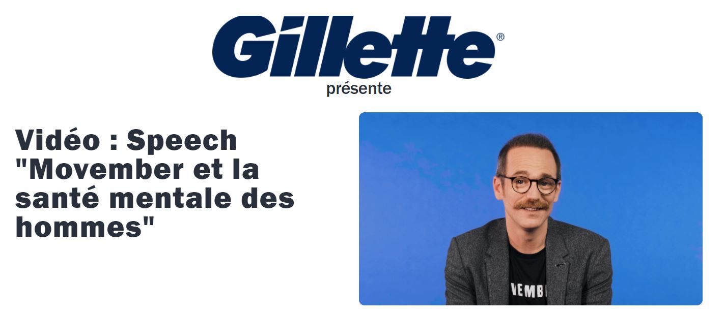 Gillette (P&G), partenaire de l’association Movember, soutient une campagne publicitaire digitale pour encourager la prévention ...